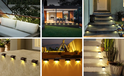 Wireless Solar Deck Lights Outdoor ( 8 pcs Pack)